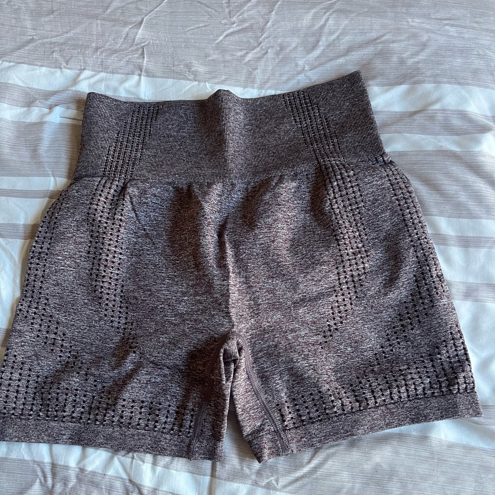 Women's High-Waisted Brown Shorts